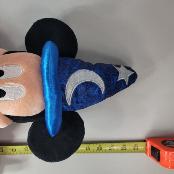 Disney Parks Sorcerer's Apprentice Fantasia Large Plush 23" Doll Mickey Mouse - Picture 10 of 10